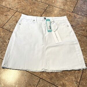 Stitch fix Just Black Denim -white denim skirt